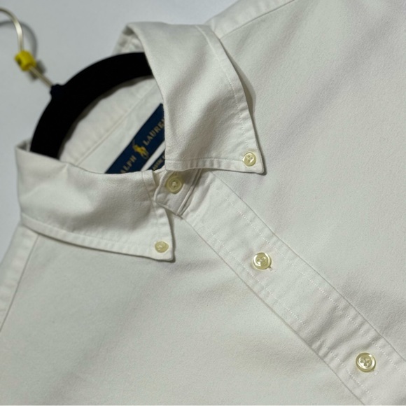 Ralph Lauren Men's Size M Classic White Button-Down Shirt Excellent - Picture 1 of 10